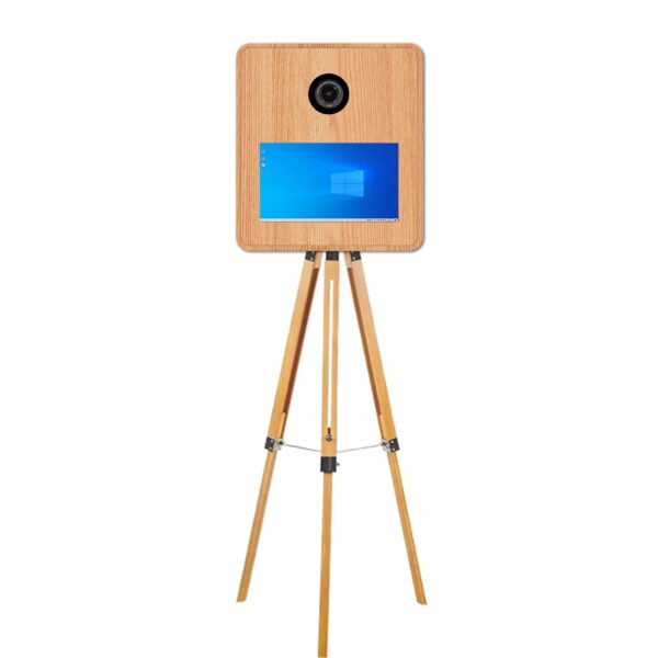 DSLR Photo Booth Wooden Retro Vintage Pod