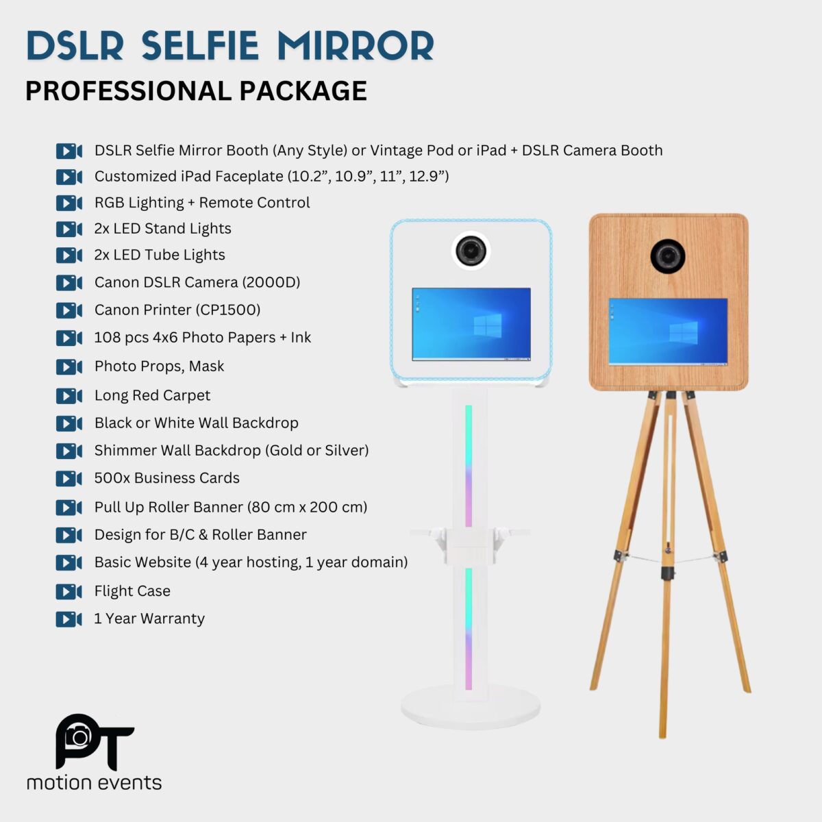 DSLR Selfie Mirror Touch Screen Professional Package - Image 1