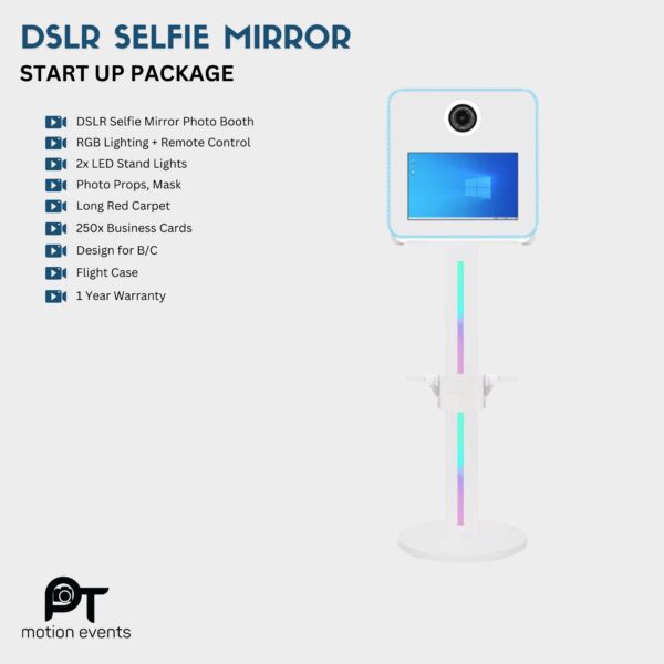 DSLR Selfie Mirror Touch Screen Start Up Package